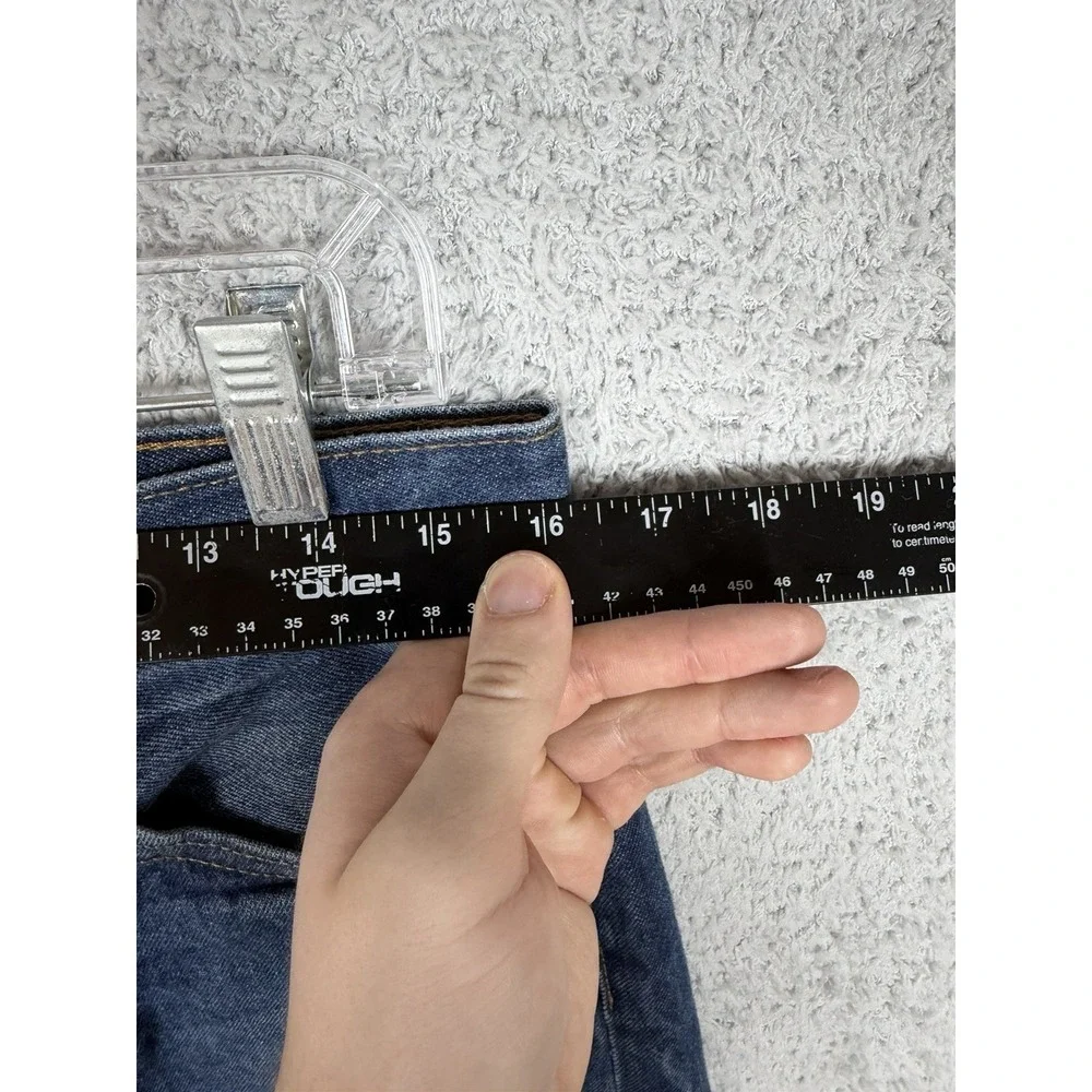 Levi's 501 Original Fit Jeans‎ Men's Actual Size 32x30 Medium Wash Whiskered